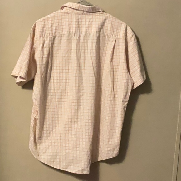 Cream Casual Button Down Shirt with Lightweight Fabric - Picture 3 of 5